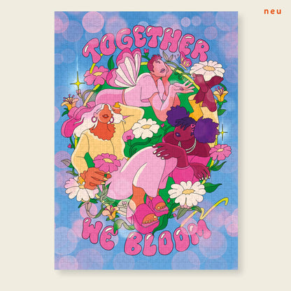 "Together We Bloom" Puzzle | Illustration: Lisa Tegtmeier