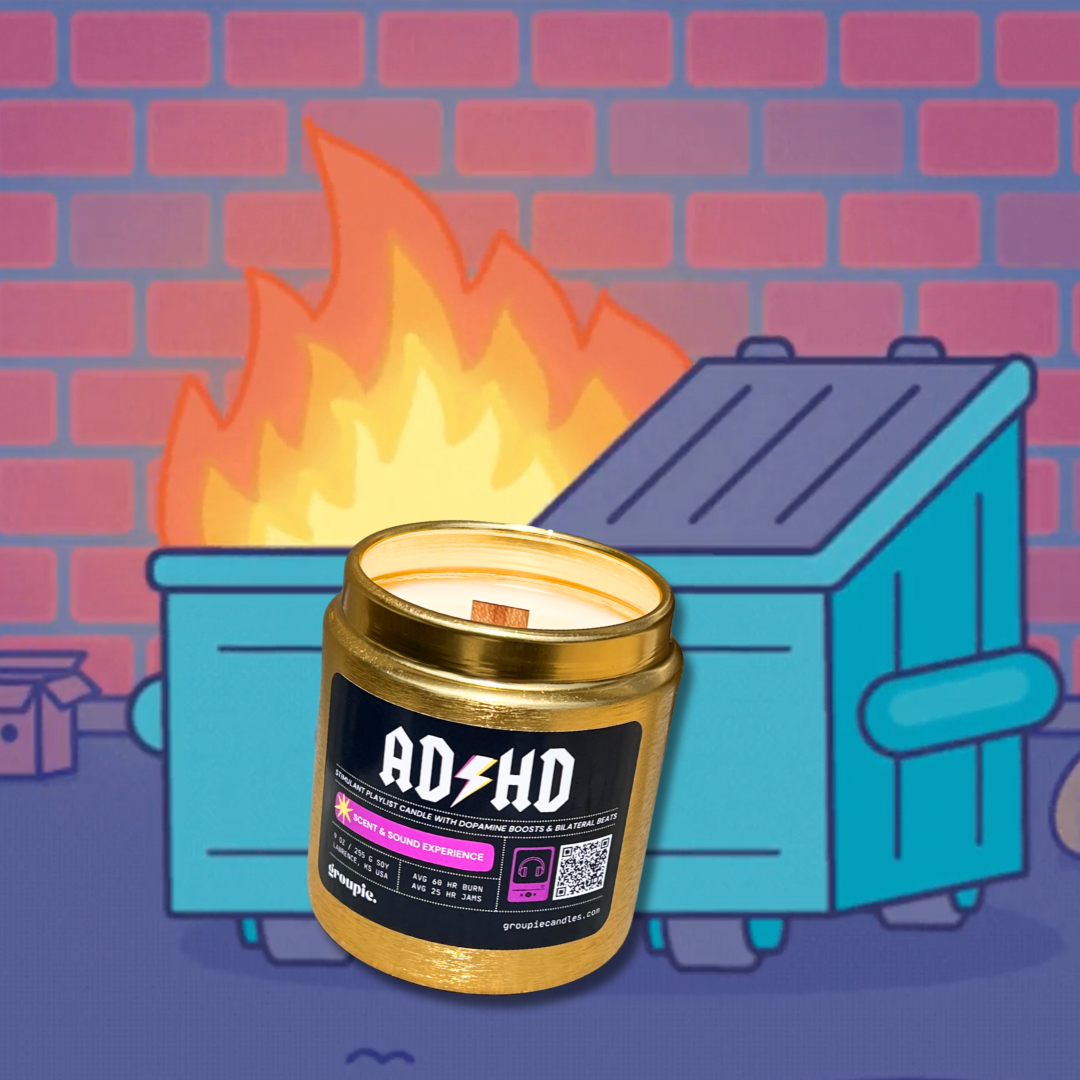 ADHD Playlist Candle