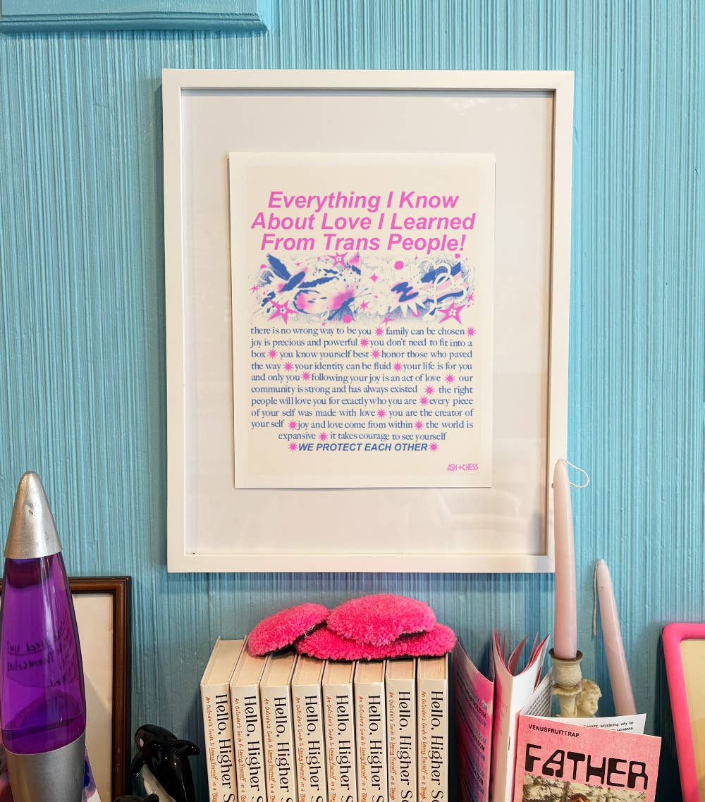 11" x 14" Everything I Know Art Print