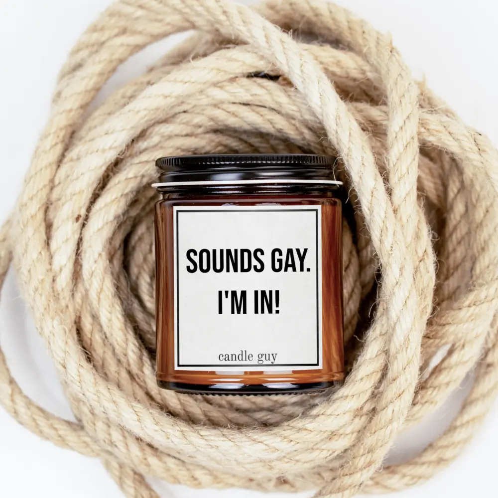 Candle Guy "Sounds gay. I'm in!" - Sea Salt & Orchid