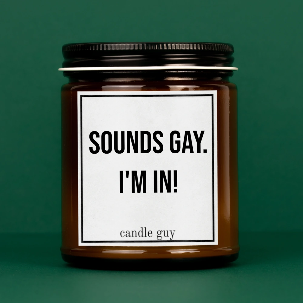 Candle Guy "Sounds gay. I'm in!" - Sea Salt & Orchid