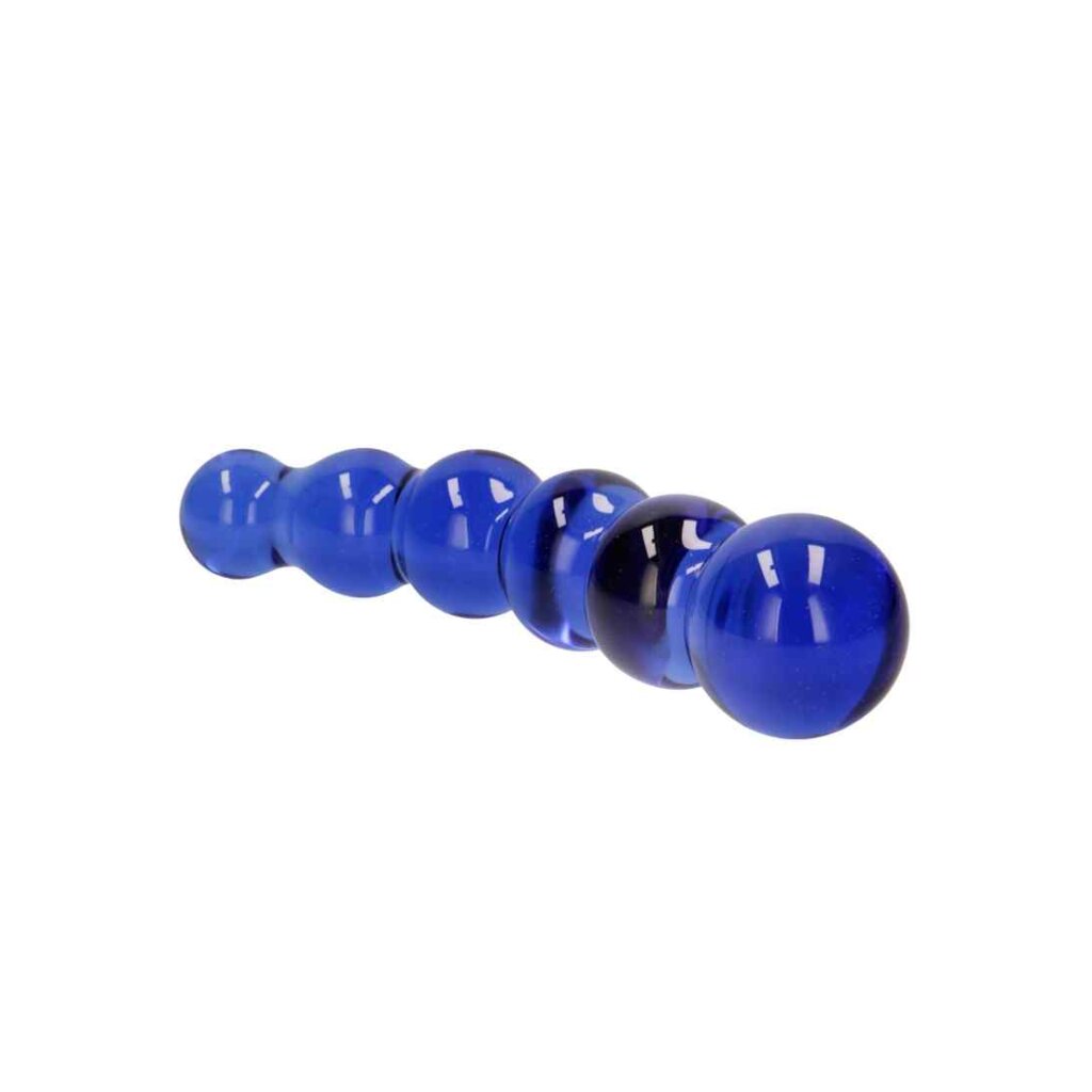 Chrystalino Planets glass dildo blue