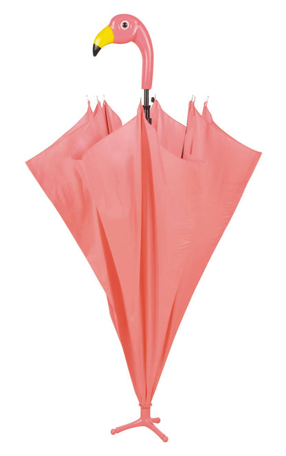 PINK FLAMINGO UMBRELLA