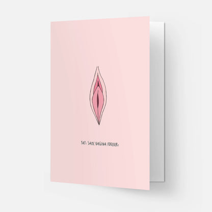 Same Vagina Greeting card