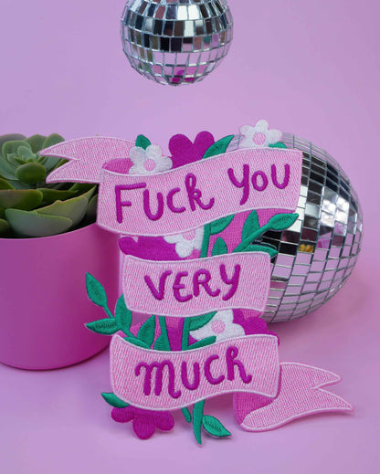 Iron-On Patch F*ck You Very Much XL