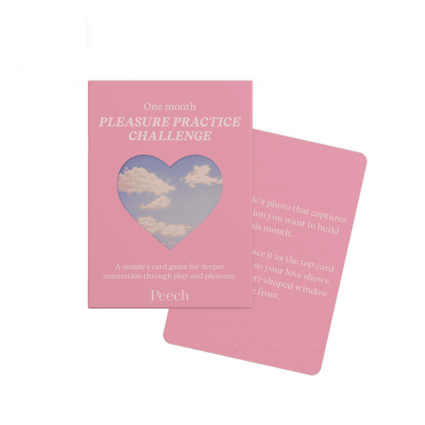 One Month Pleasure Practice Challange Card Game - Couples Game