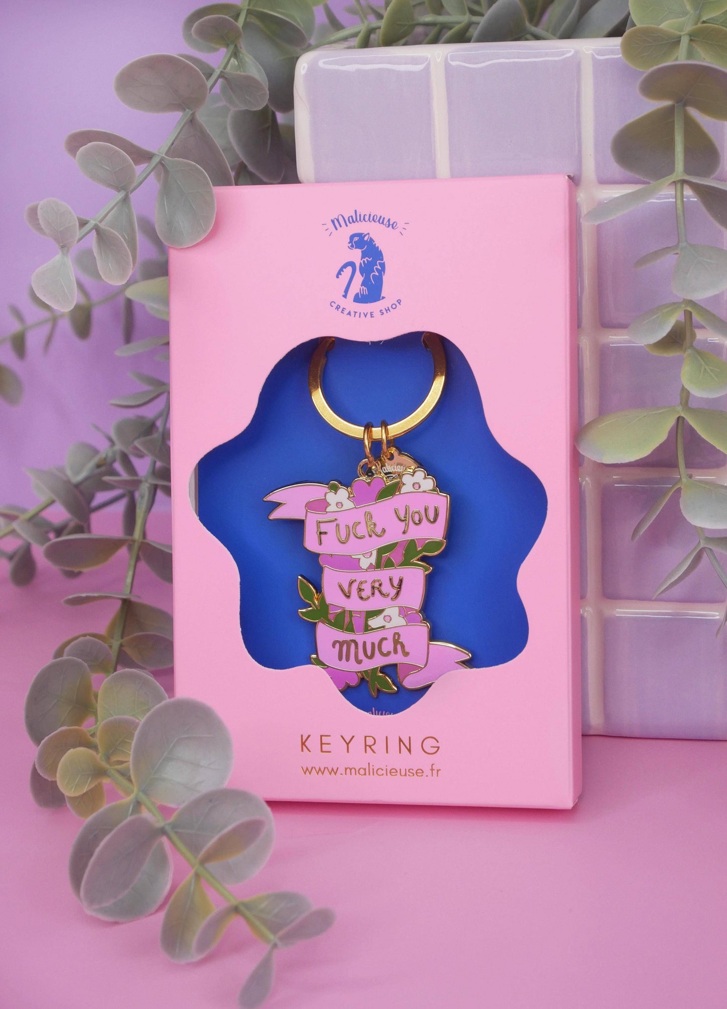 F*ck you very much keychain