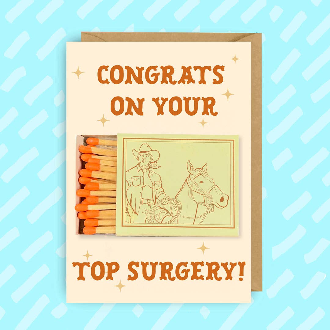 Congratulations on Your Top Surgery Card - Gender Affirming