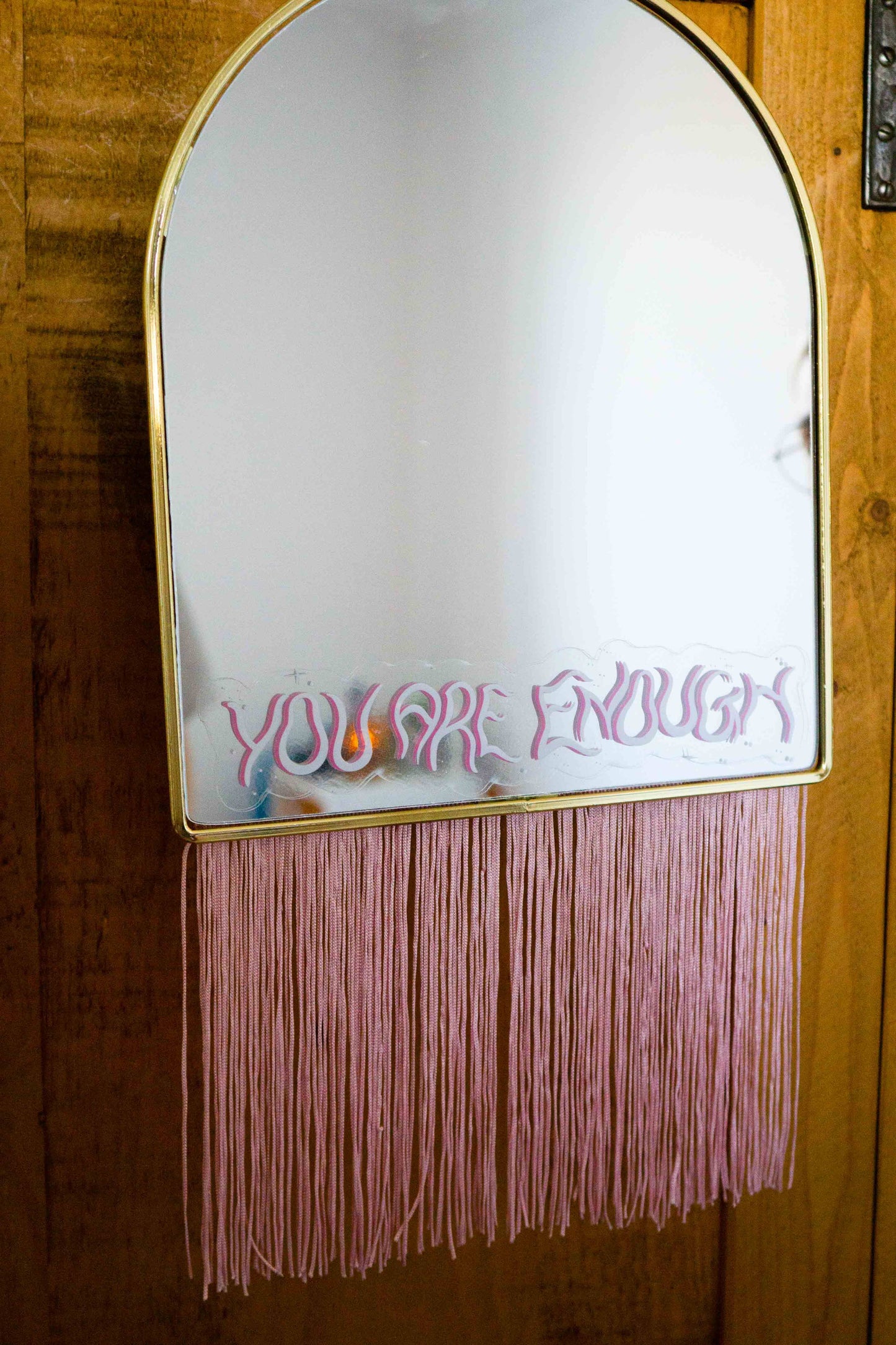 You Are Enough Mirror Sticker: You Are Enough Mirror Decal
