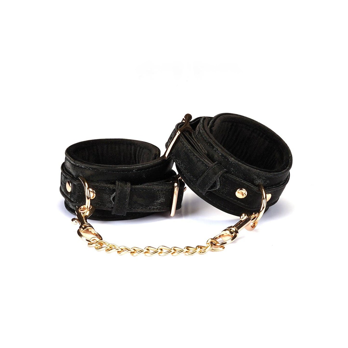 Boudoir Amor Vegan Wrist Cuffs Black