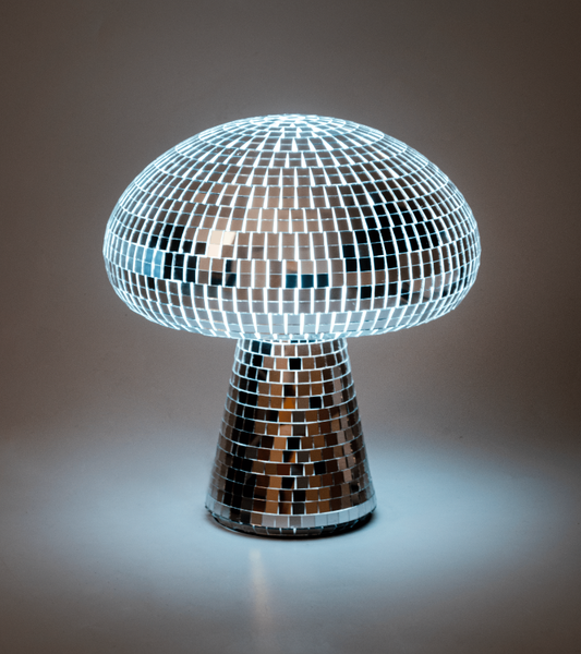 Disco mushroom lamp