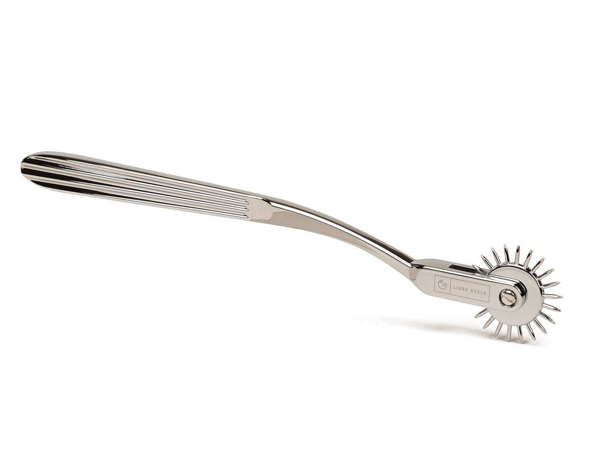 X-Rose One-Row Wartenberg Pinwheel Sex Toy: Silver