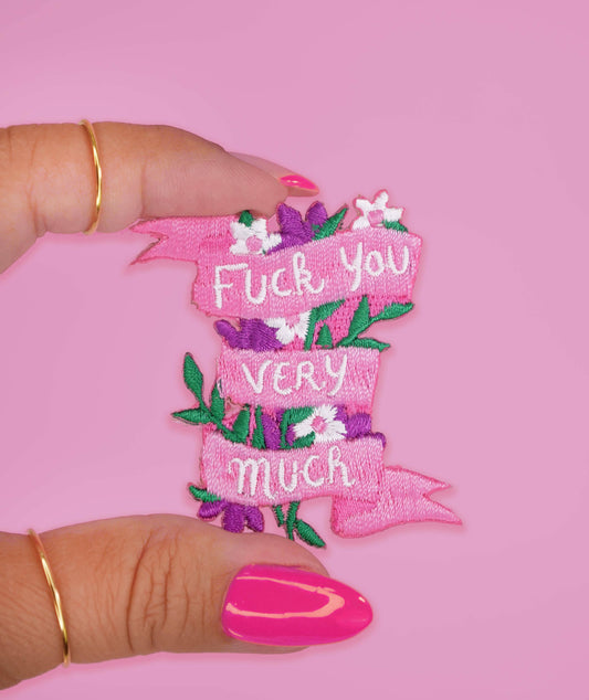 Iron-On Patch Fuck You Very Much