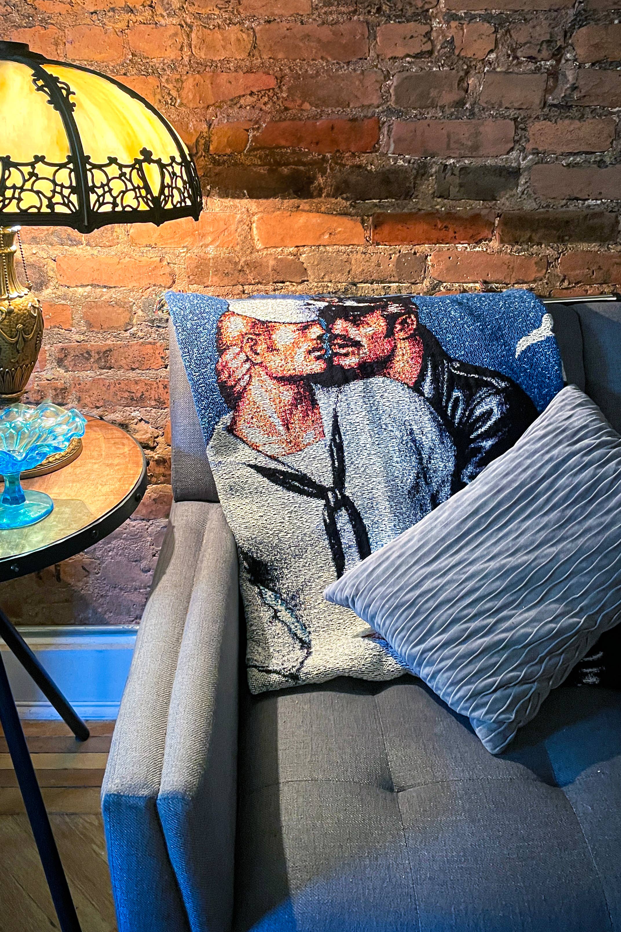 Tom of Finland "Pier Pals" Woven Blanket (Sailor)