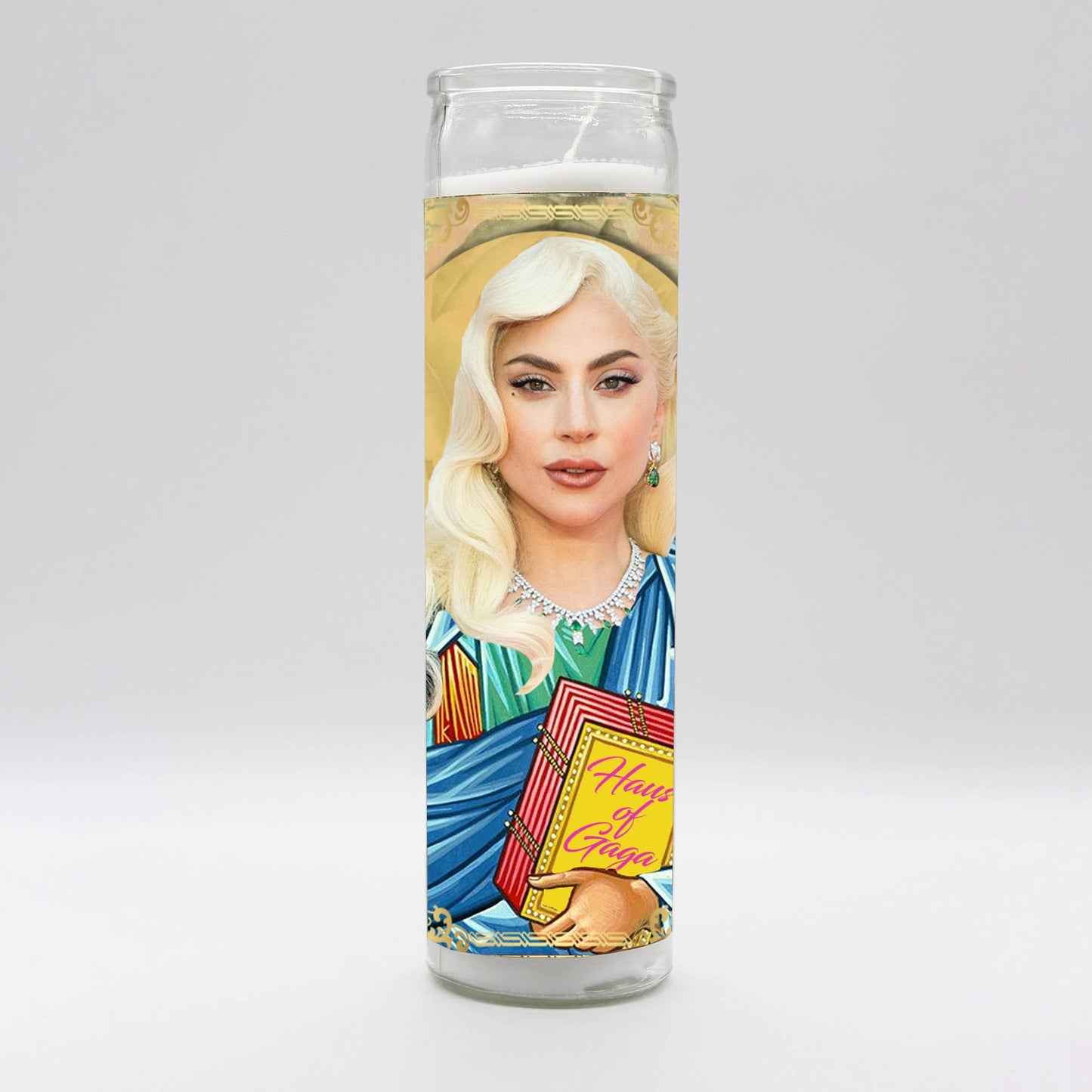 Saint Lady Gaga Candle