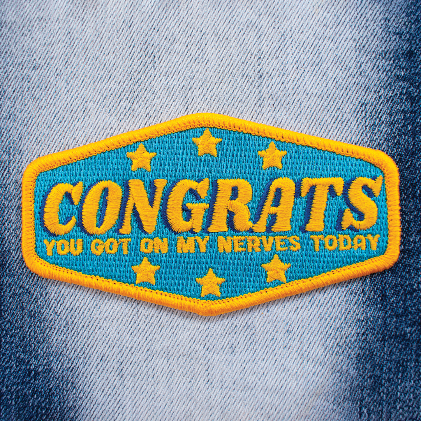 Congrats Embroidered (Iron-On Patch)