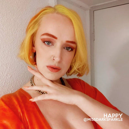 Happy UV Yellow Hair Dye - Vegan, cruelty-free