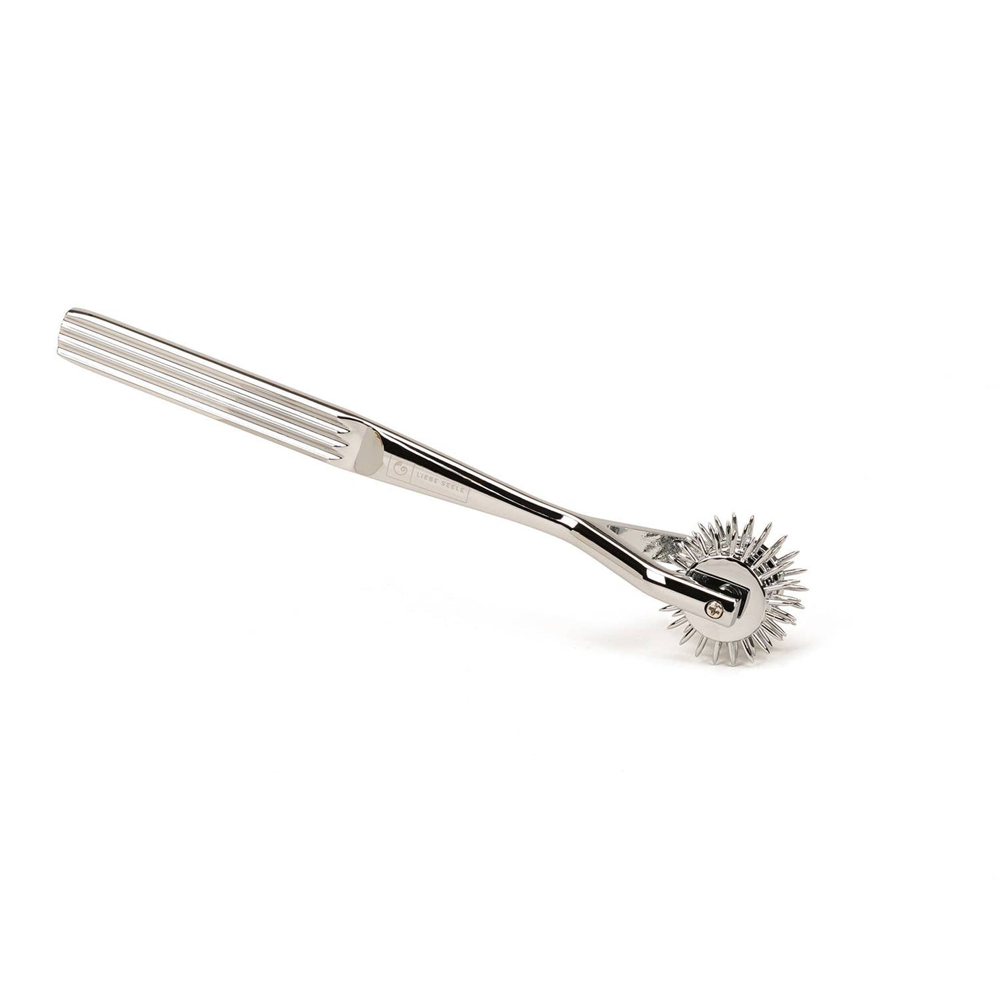 X-Rose Three-Row Wartenberg Pinwheel: Pewter
