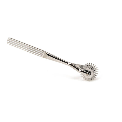 X-Rose Three-Row Wartenberg Pinwheel: Pewter