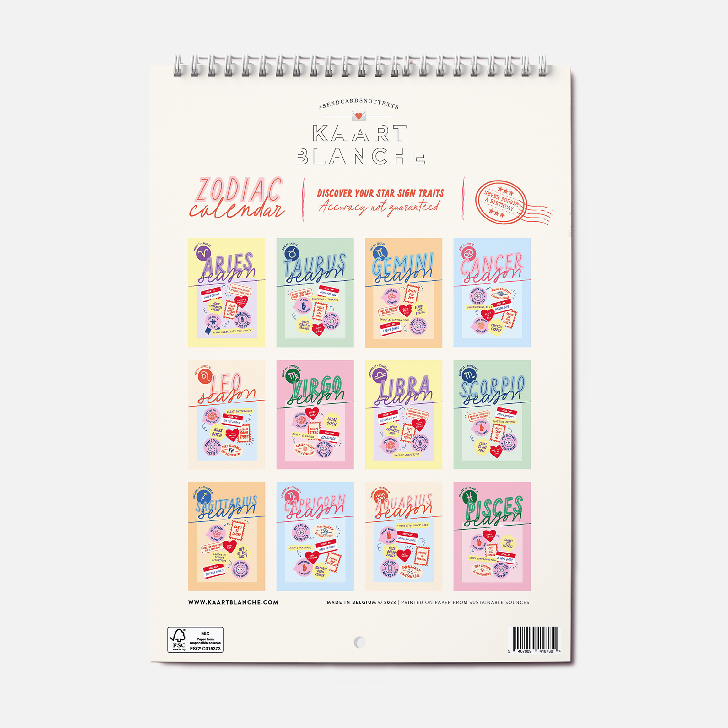 Zodiac Calendar