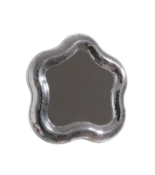 Flower disco mirror