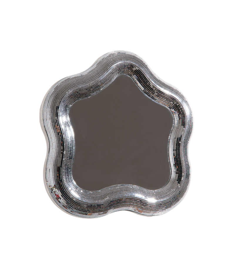 Flower disco mirror