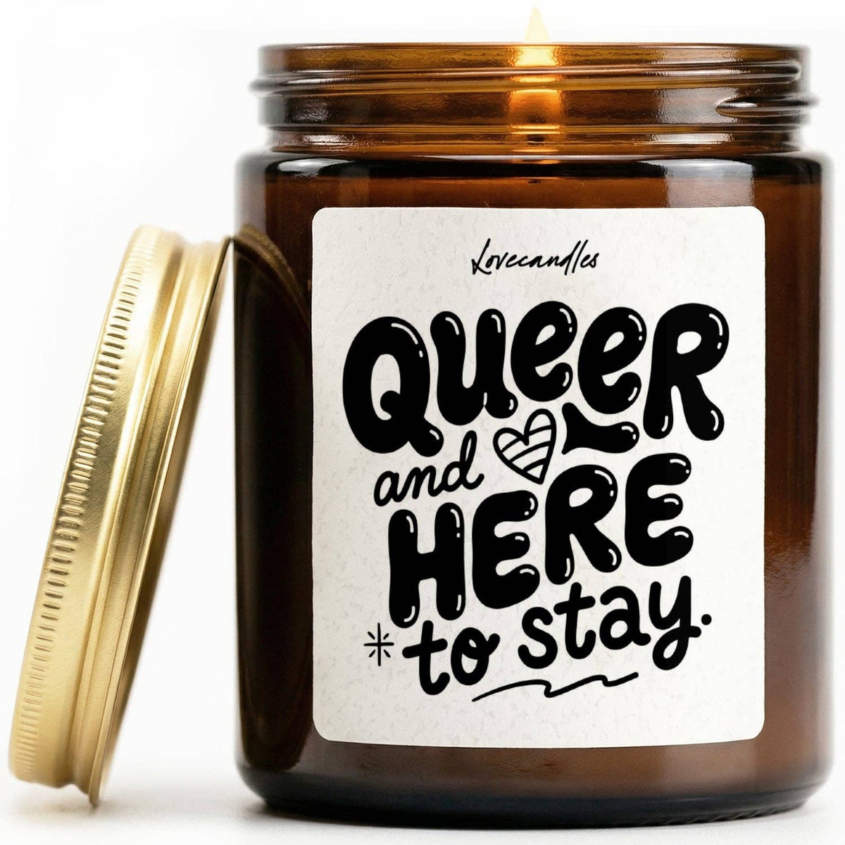 "Queer and here to stay" Scented candle