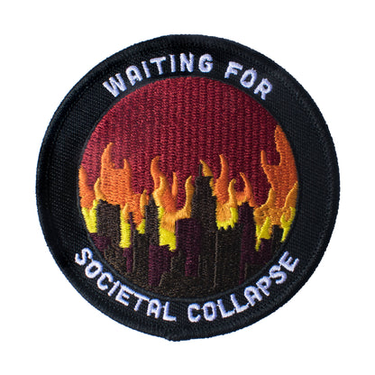 Waiting for Societal Collapse (Velcro Patch)