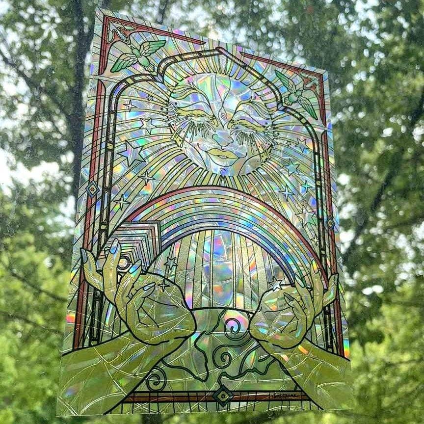 Blessed with Pride Stained Glass Suncatcher