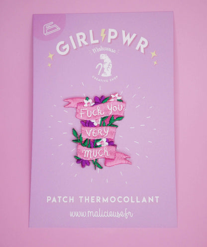 Iron-On Patch Fuck You Very Much