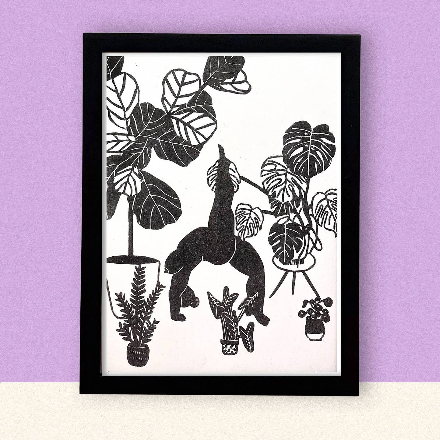 Risograph A3 Yoga Gurl