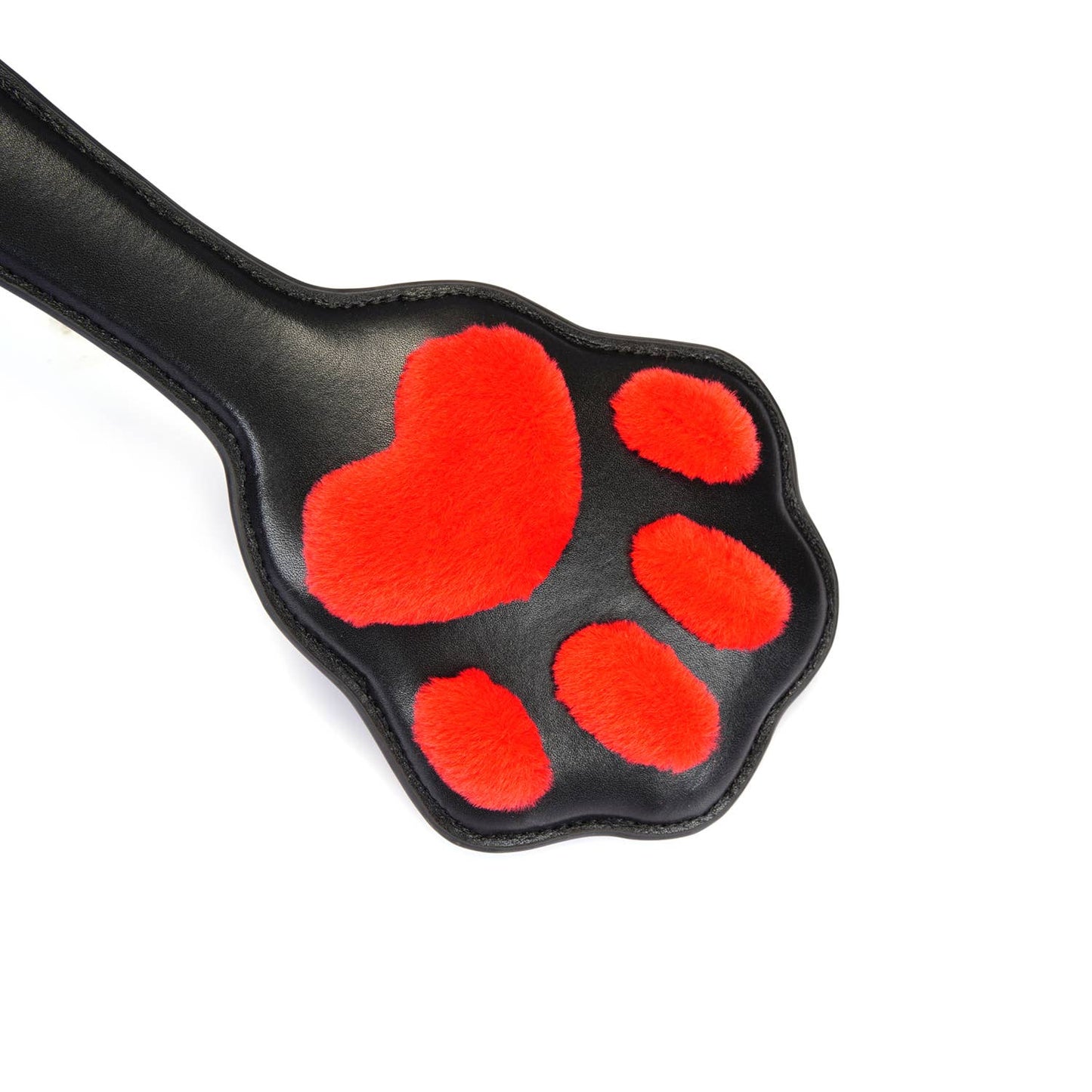 The Sensory Cushion Paddle - Plush Paw & Crimson Heart: Pink