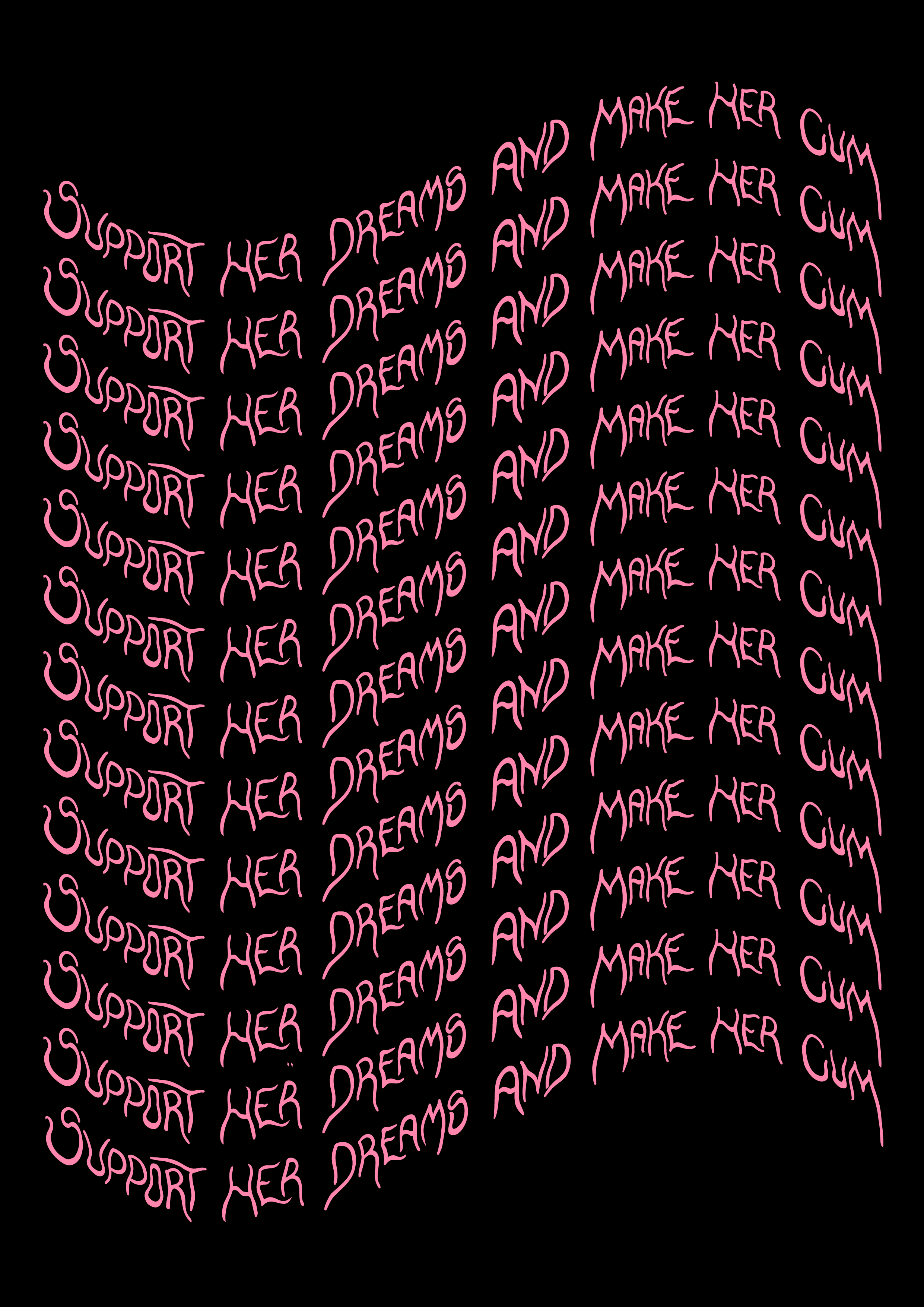 Support her dreams and make her cum: A4 lilac