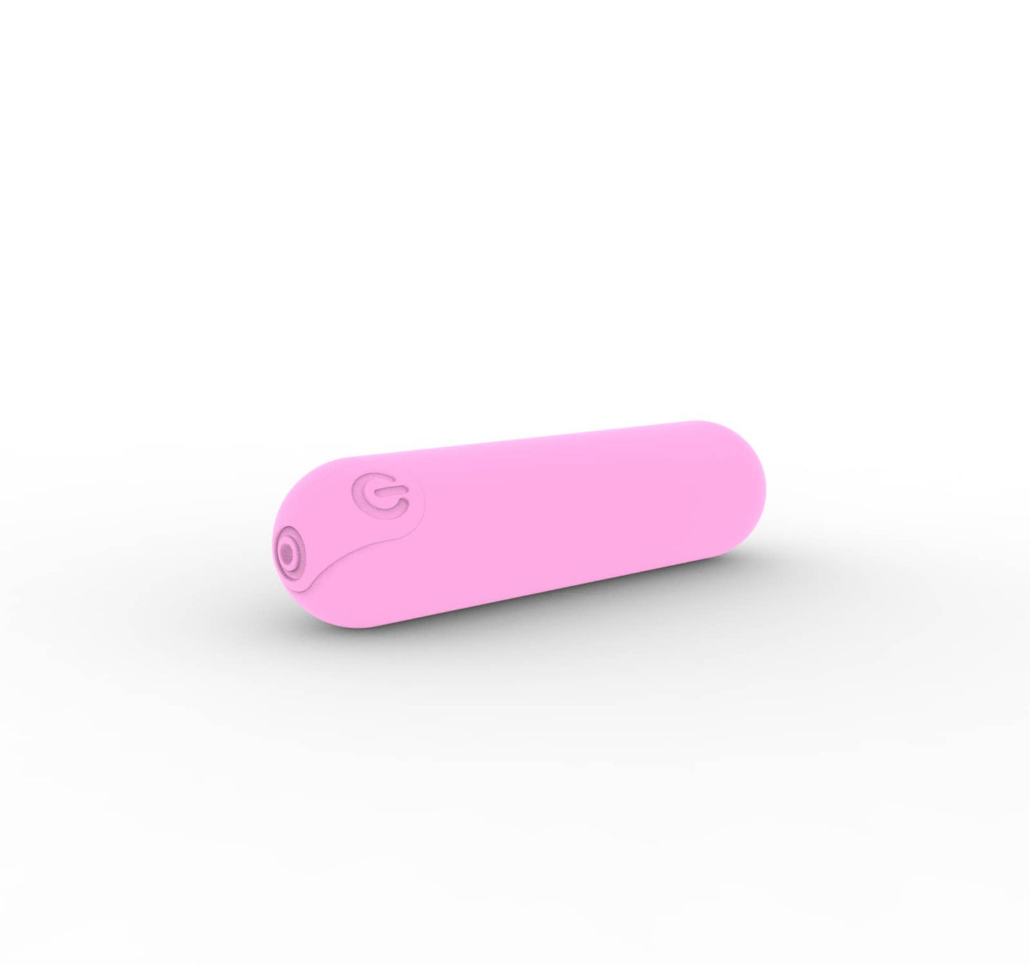 Dynamic Rainbow Silicone Bullet Vibrator - Pink