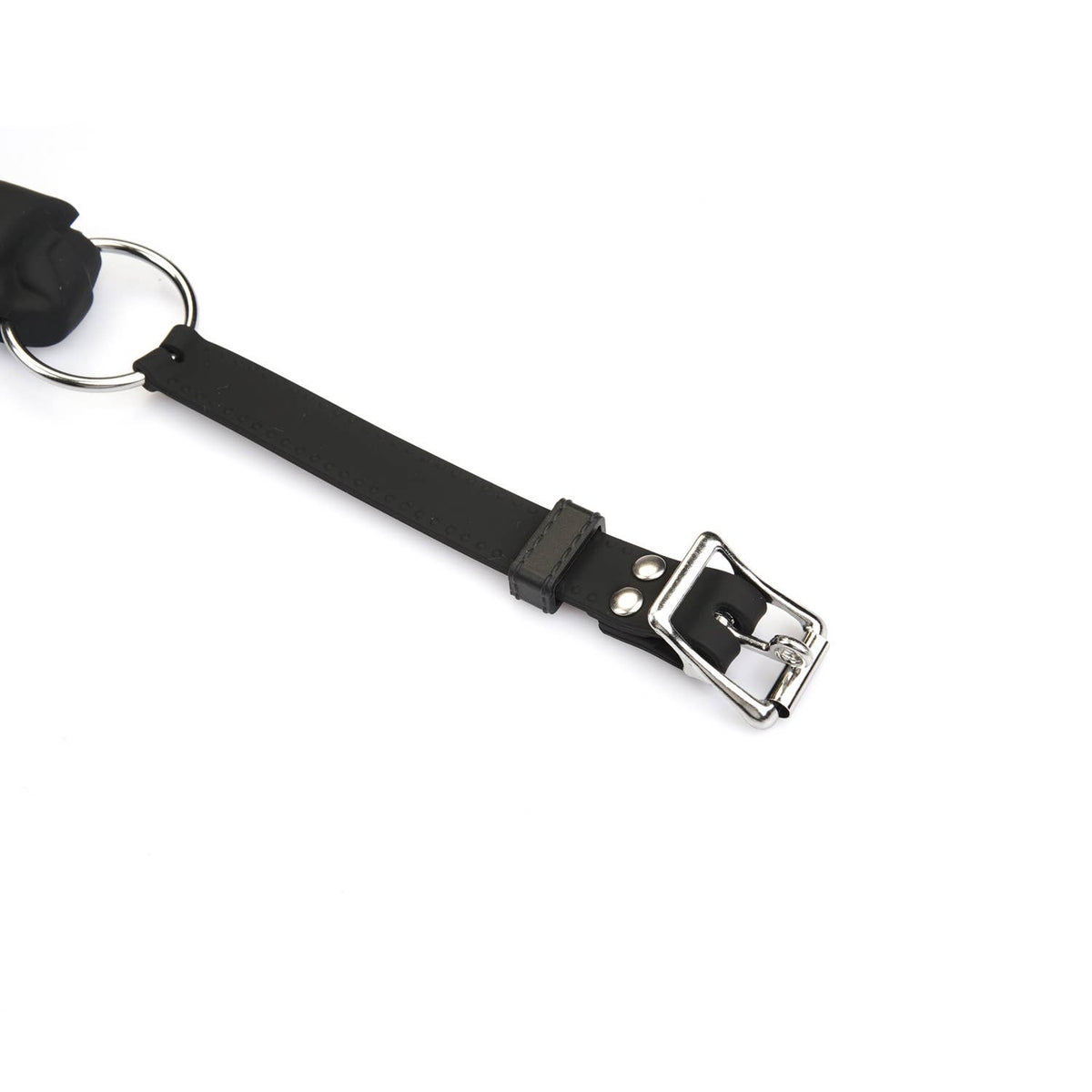 Food-grade Silicone Dog Bone Gag with Locking Buck