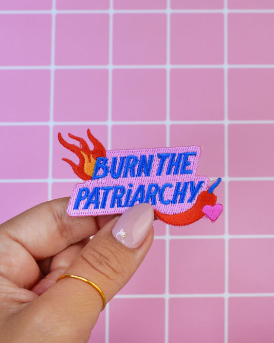 Iron-On Patch Burn Patriarchy