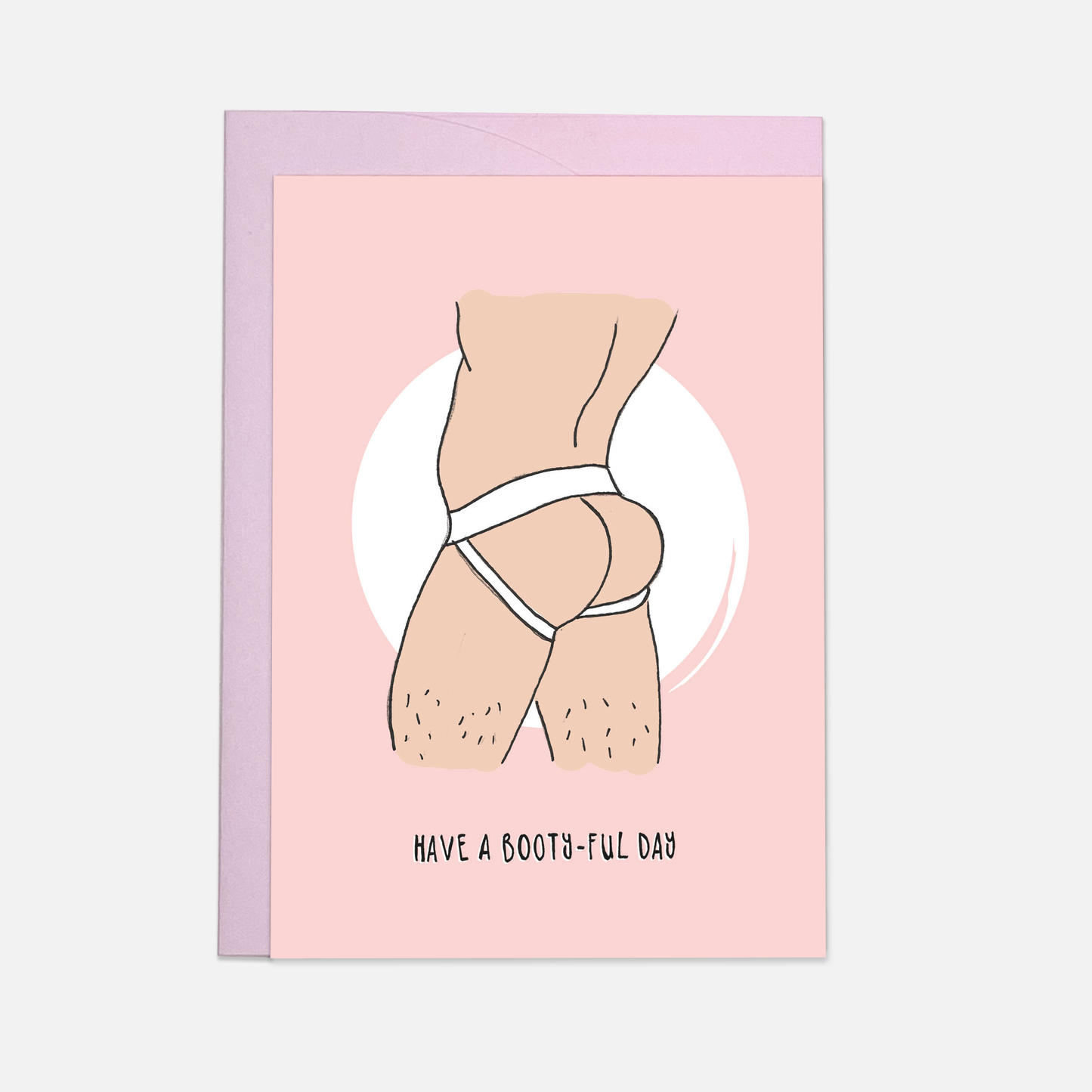 Booty jock greeting card