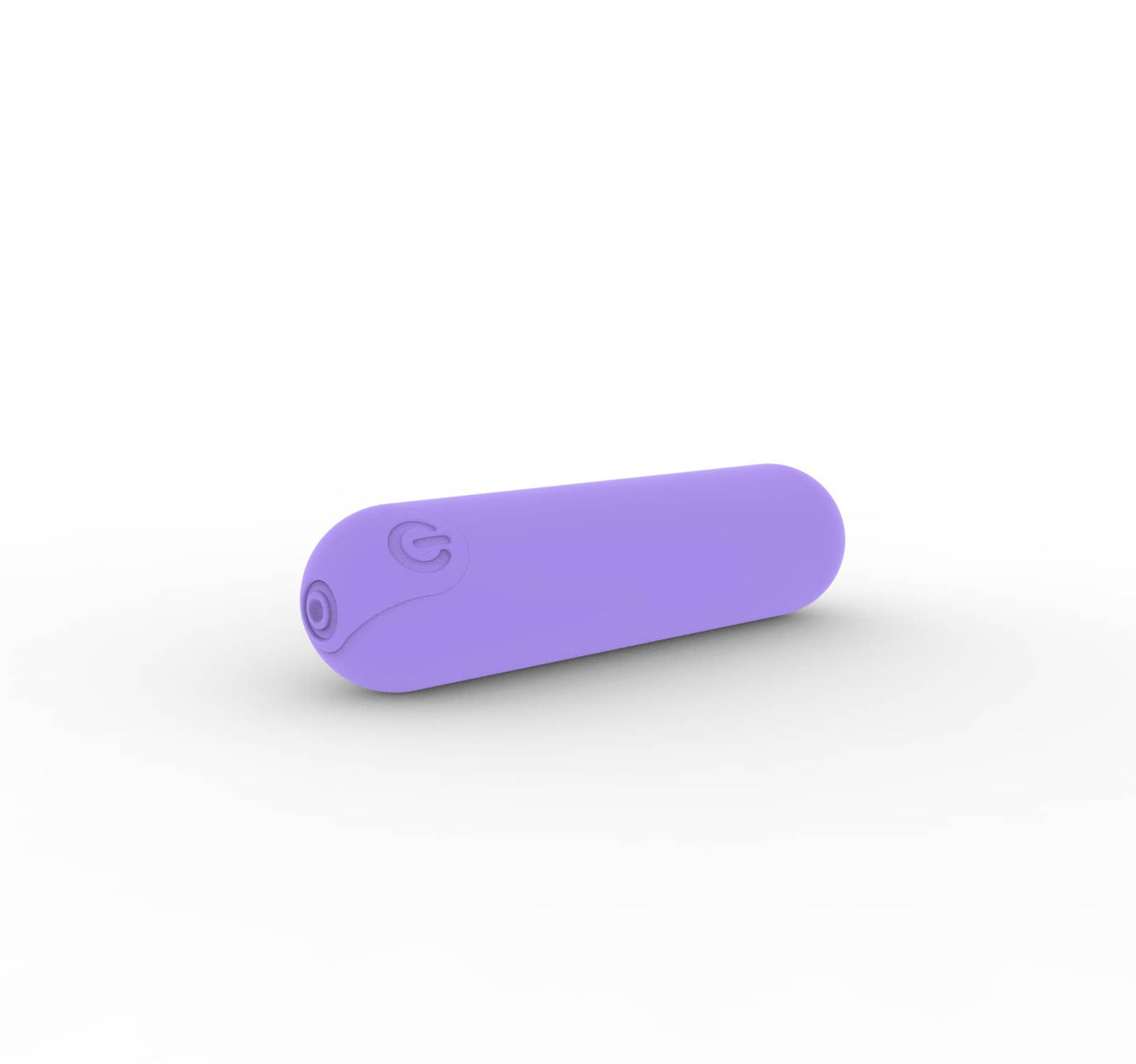 Dynamic Rainbow Silicone Bullet Vibrator - Purple