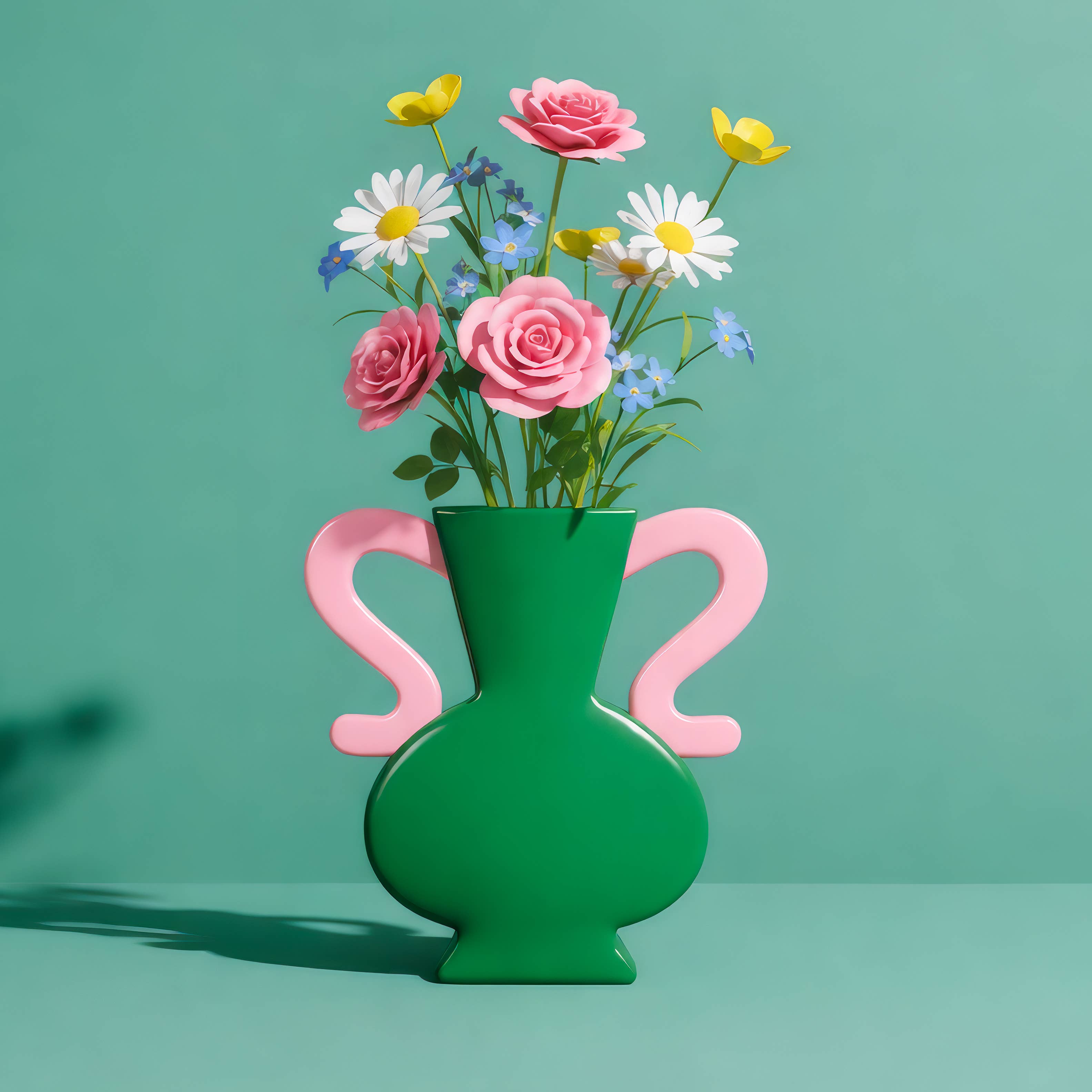 Roman vase (for placing or hanging)