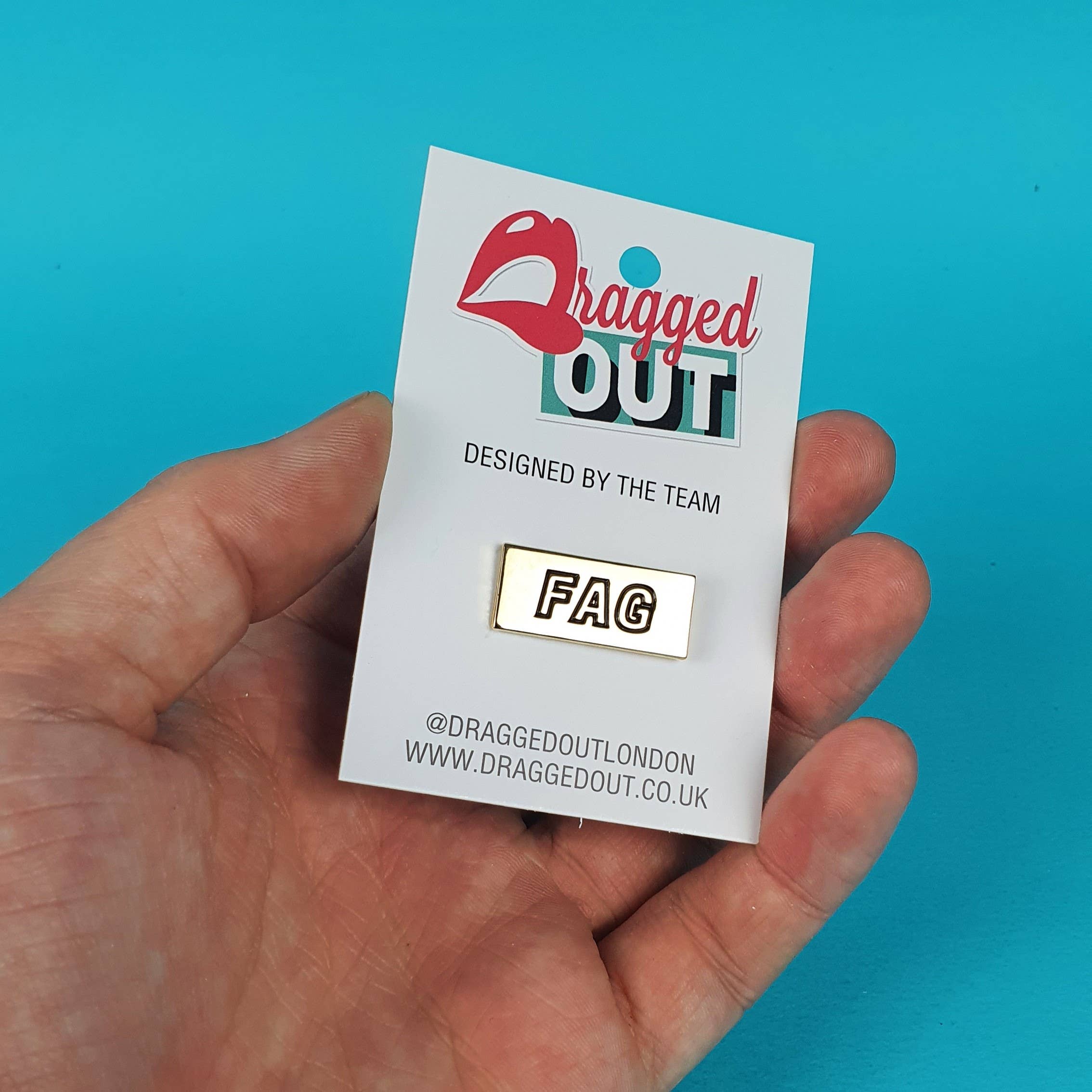 Fag Pin Badge