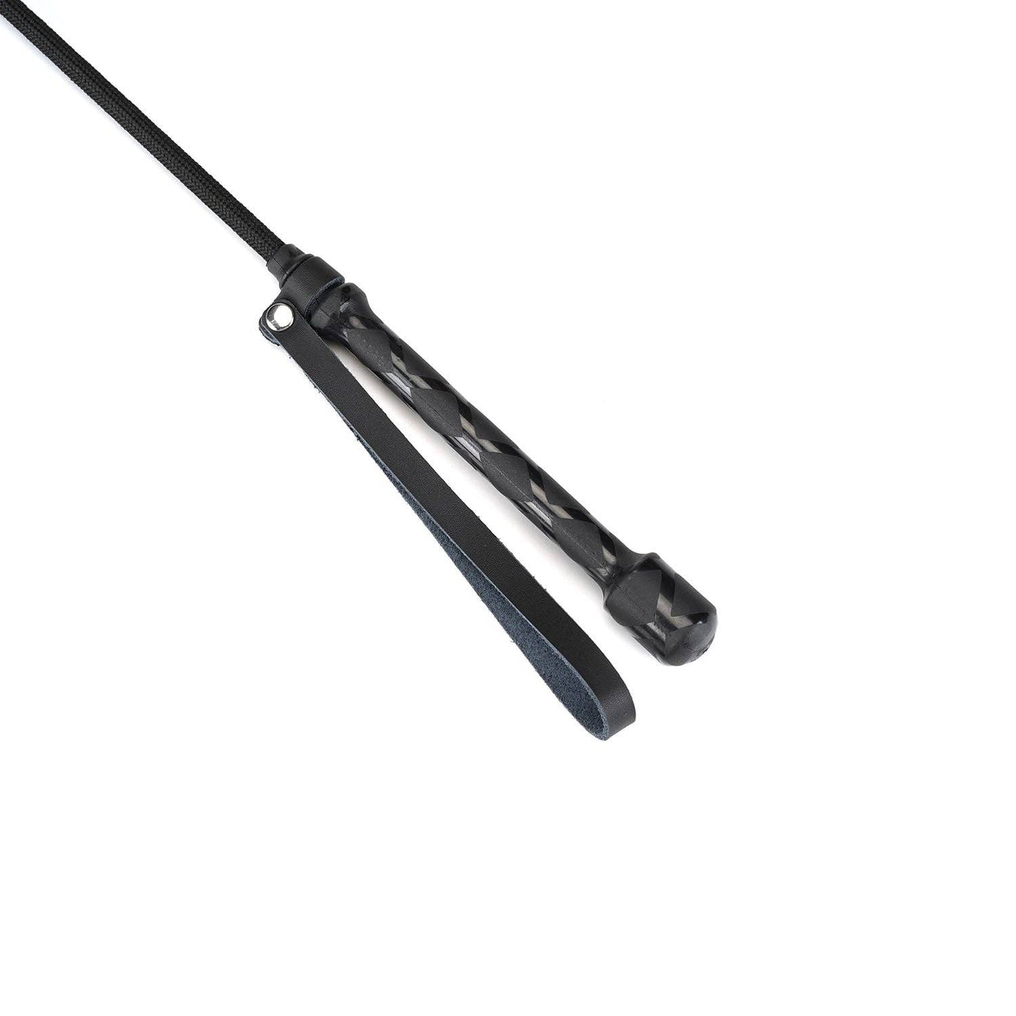 Black Bond Wide Tip Riding Crop