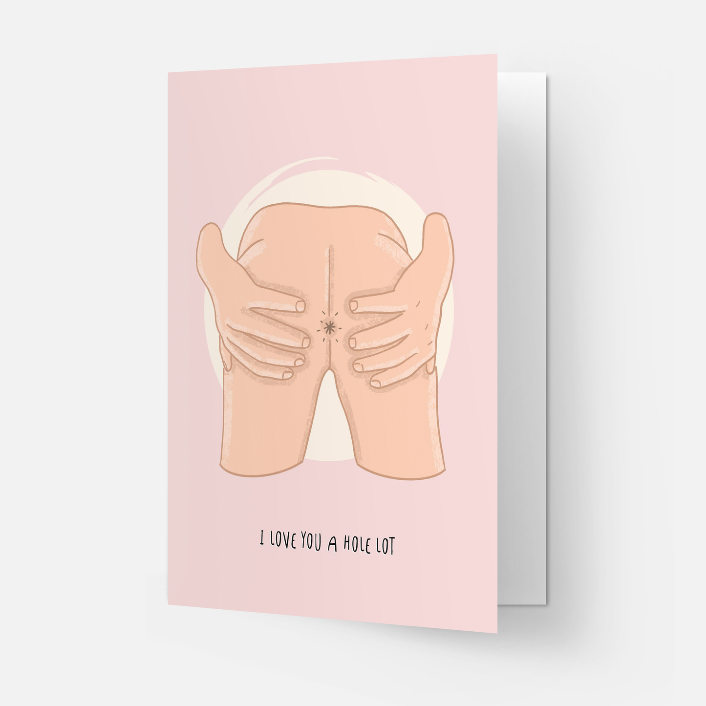 Hole lot love greeting card