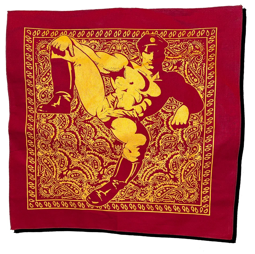 Leather Man Bandana — Art by Dom “Etienne” Orejudos
