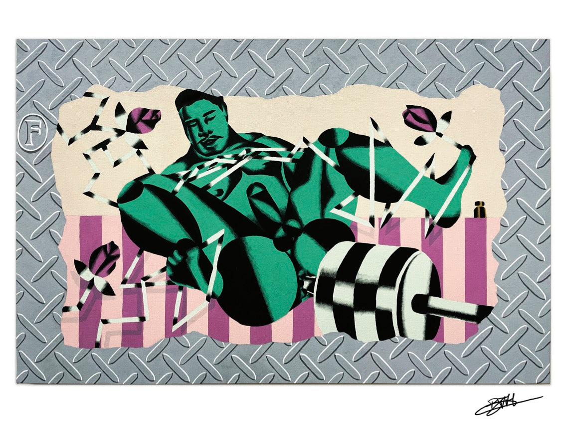 Brad Hoseley "Gym Fuck" Print 30x40 cm