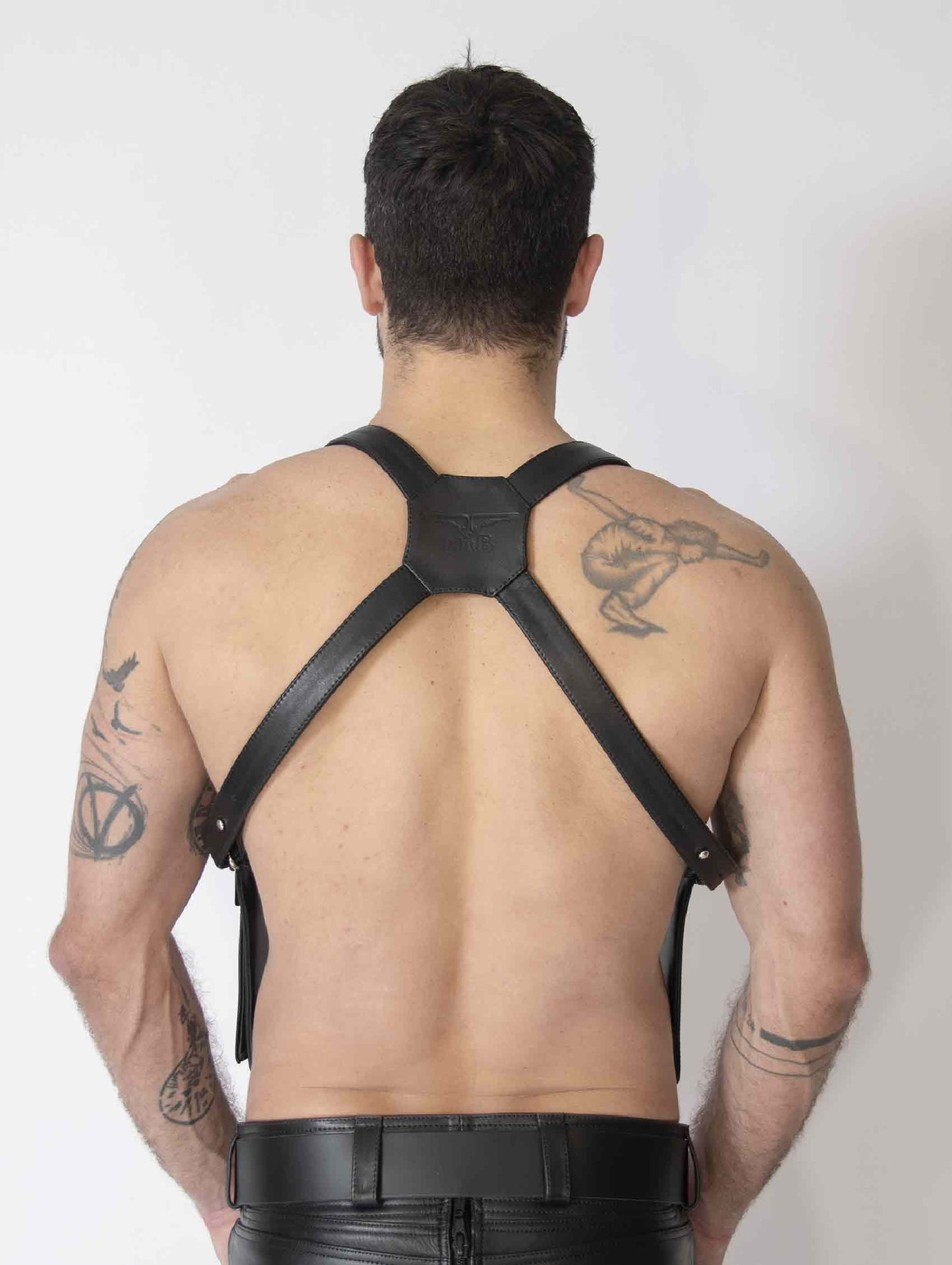 Mister B Leather Holster Harness Black