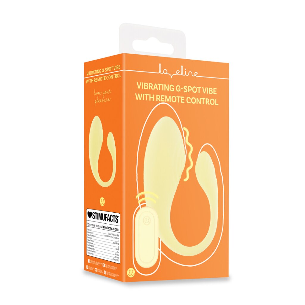 G-spot vibe with remote control