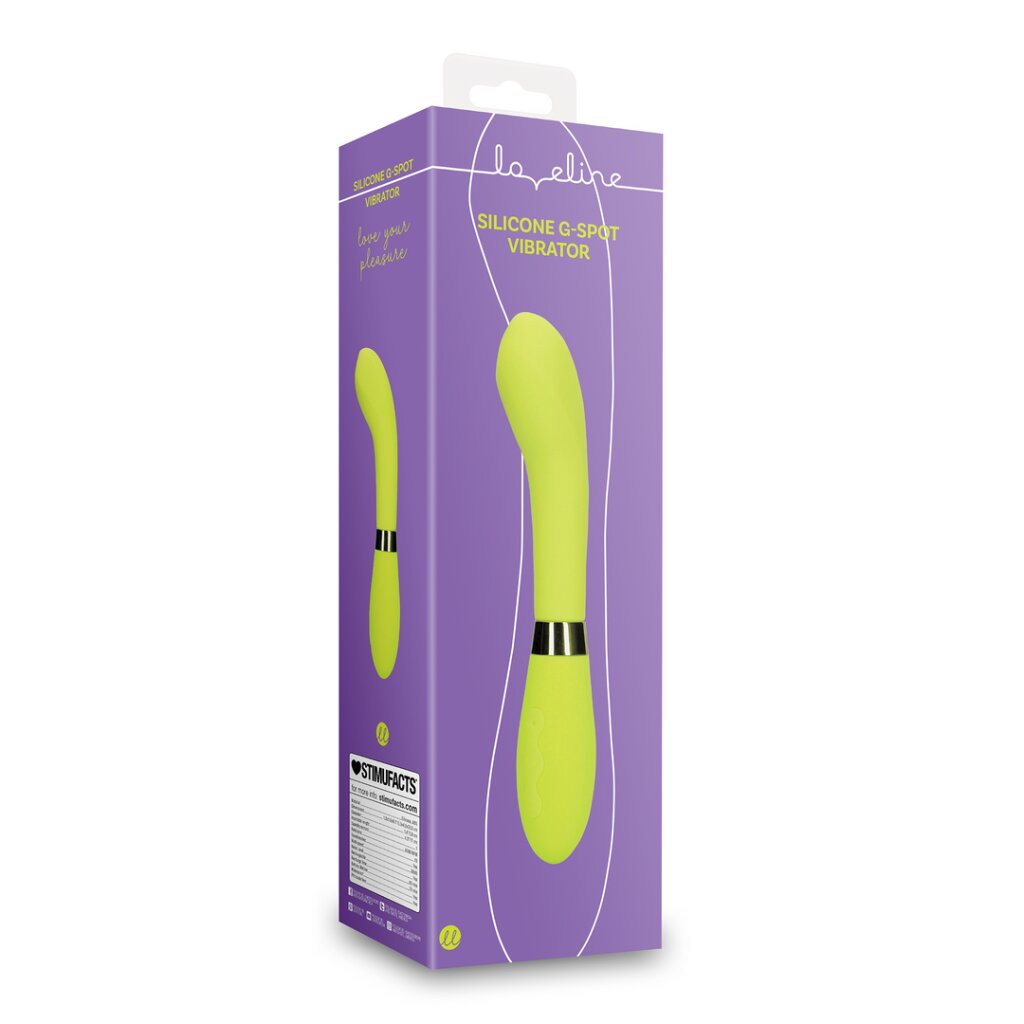 Silicone G Spot Vibrator - Lime Passion