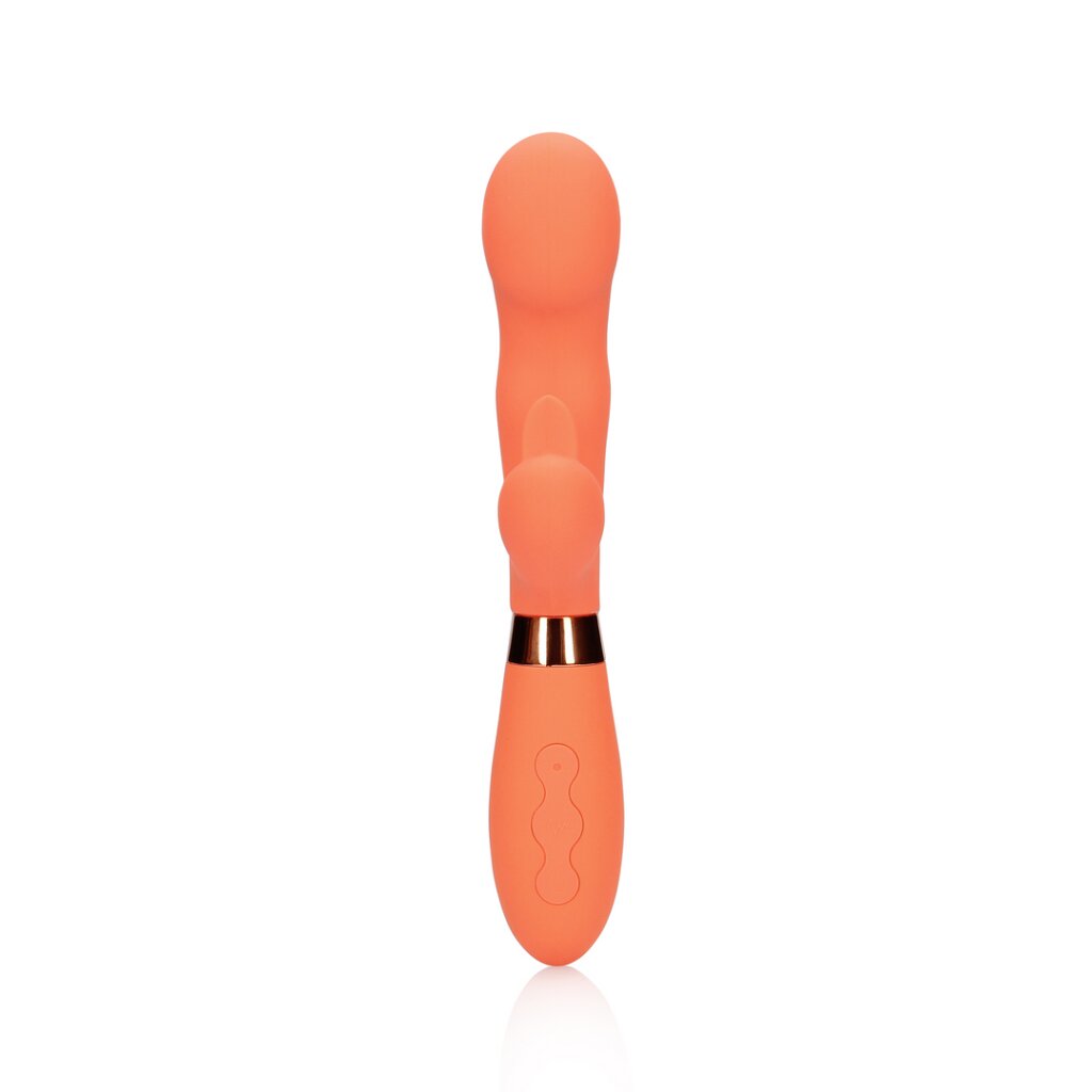 Rabbit Vibrator with Ribbed Clitoral Stimulator