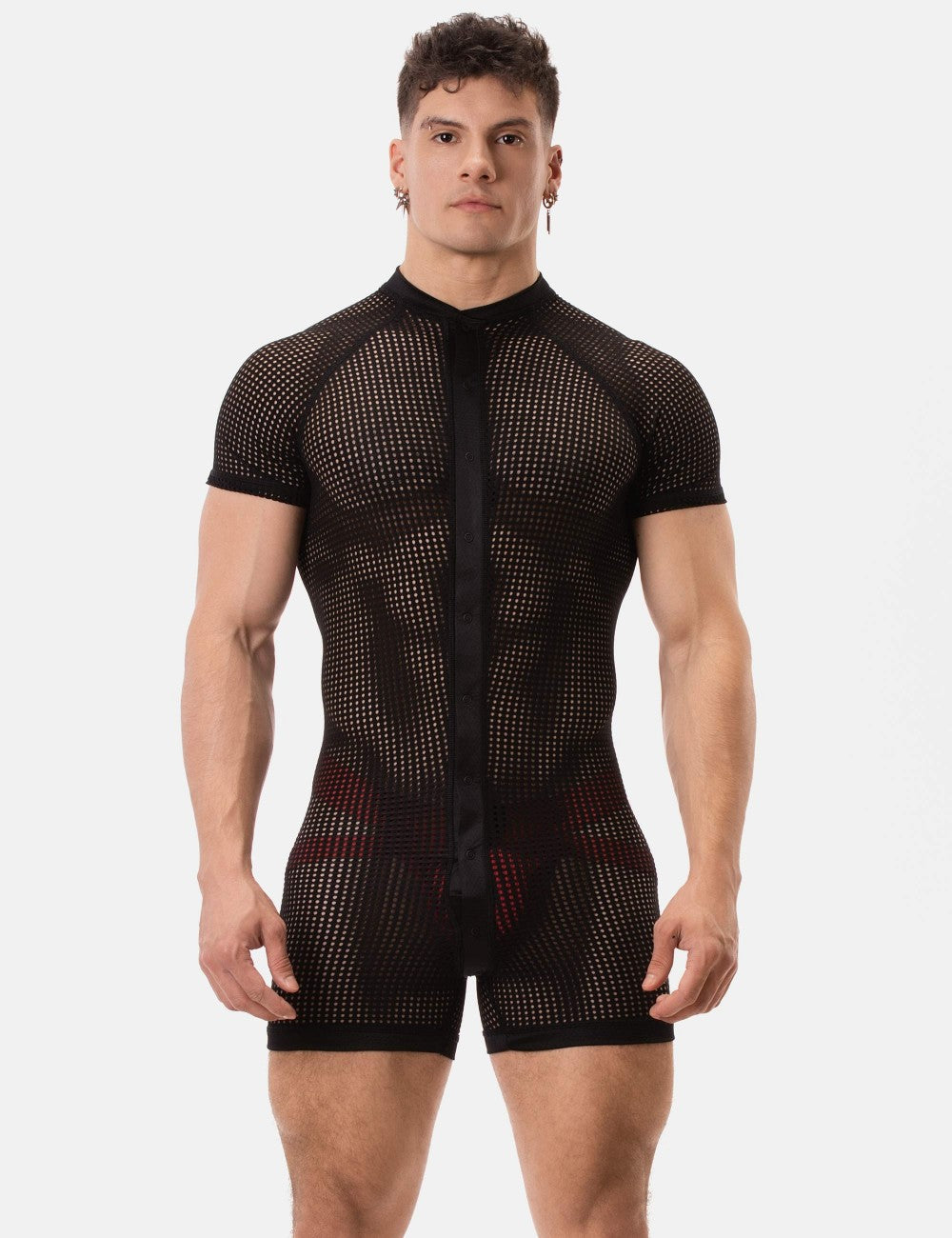 Mesh Union Suit Ruriko Black