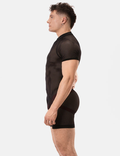 Mesh Union Suit Ruriko Black